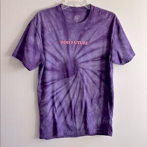 Odd Future tie dyed donut logo purple tee